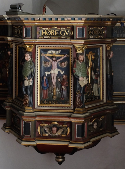 Prædikestol Brande kirke